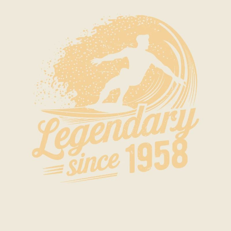 Legendary since 1958 Birthday Surfer