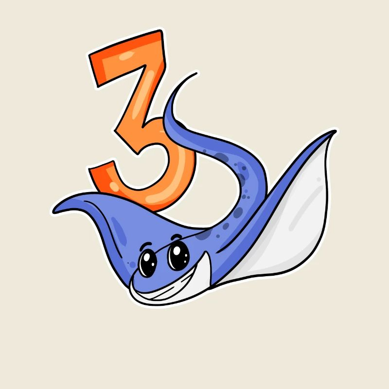 Three 3 - Number 3 - Number 3 Birthday