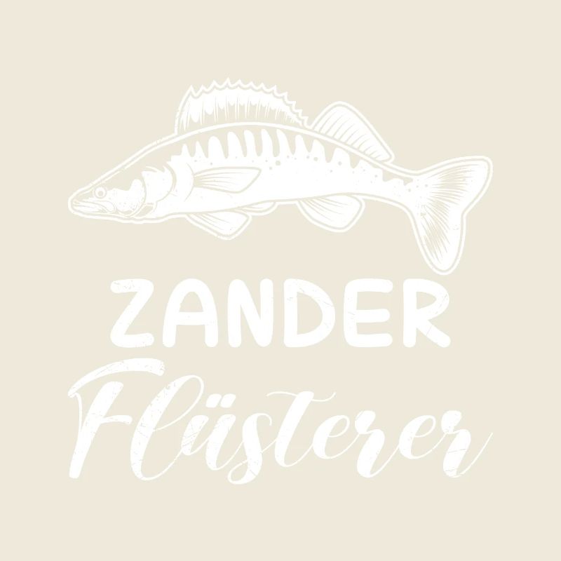 Angler ZANDER FLÜSTERER Angeln Hobby Angler