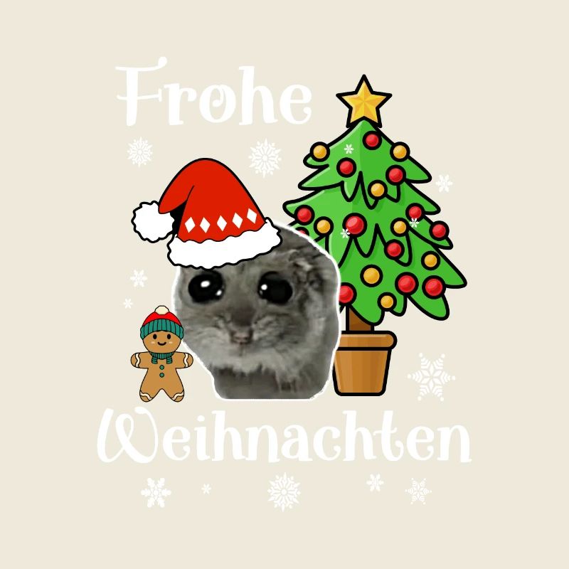 Frohe Weihnachten Hamster Weihnachtsdeko