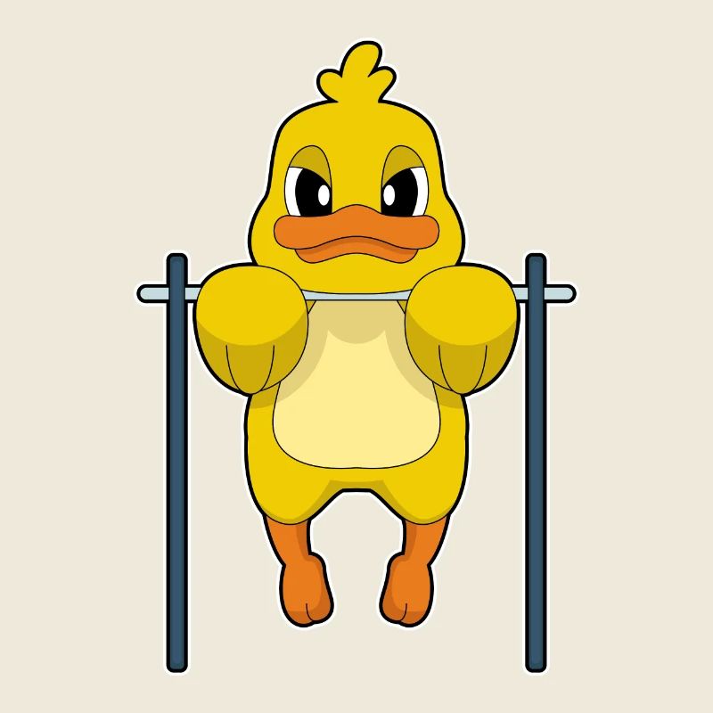 Duck Bodybuilder Tractions Musculation