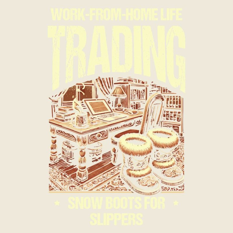 Work From Home Life Swap Snow Boots Slipper