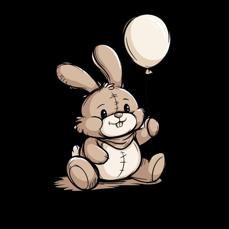 Bunny with balloon