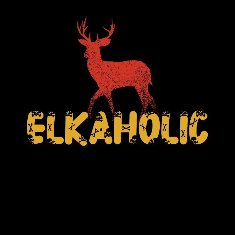 Elchjagd Elkaholische Jäger