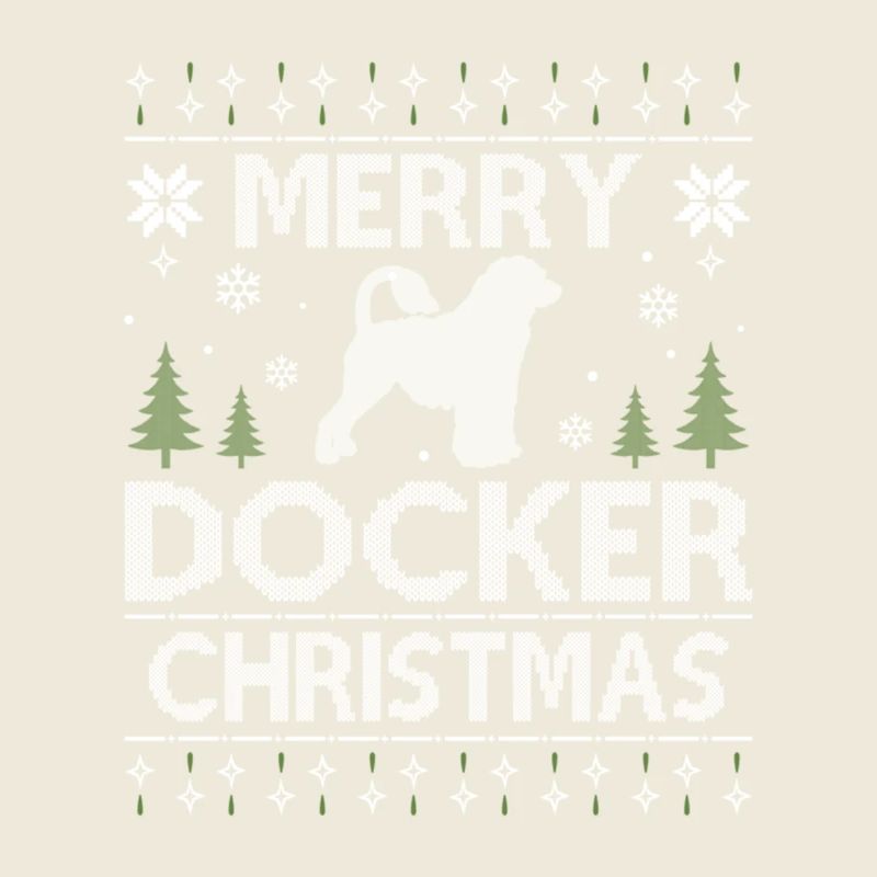 Frohe Docker Weihnachtshunde Hässliche Weihnachtshunde