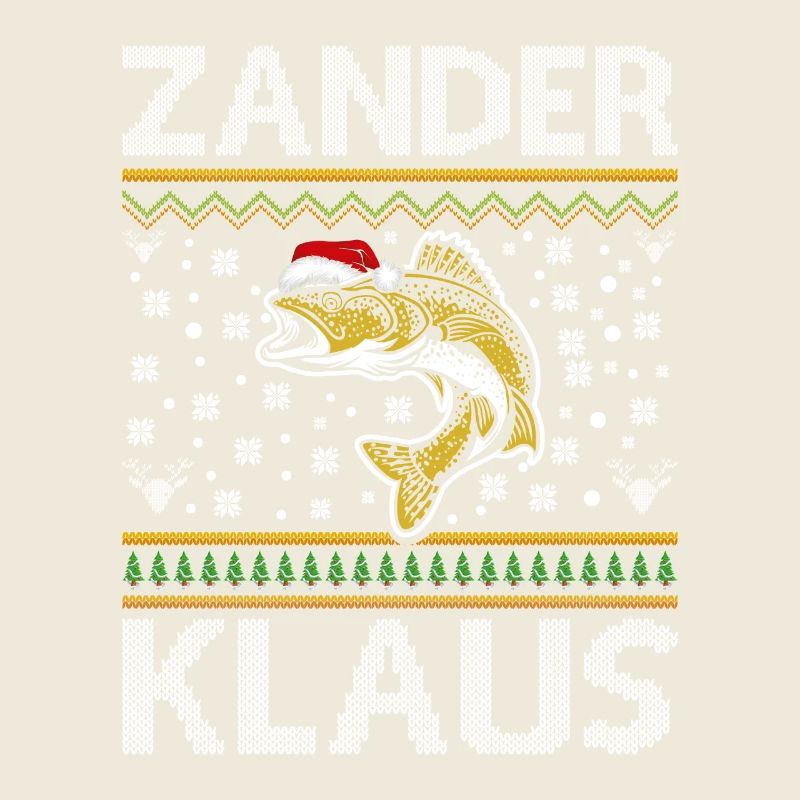 Lustiges Angler Outfit Weihnachten