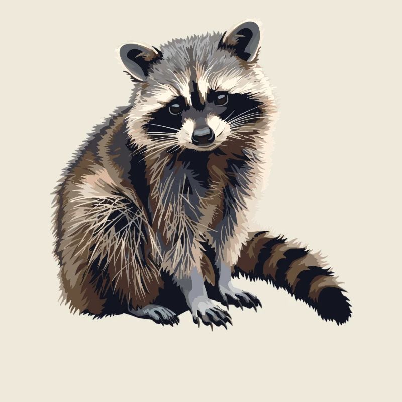 Waschbären Waschbär