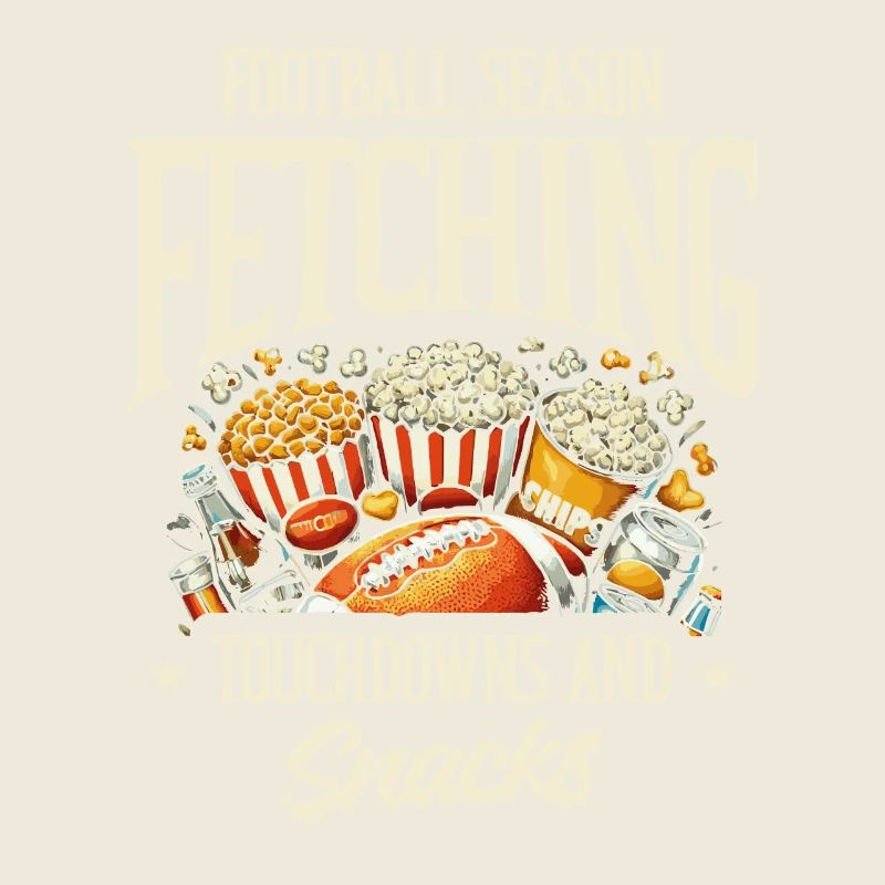 Saison de football Touchdowns et collations Amoureux des chiens