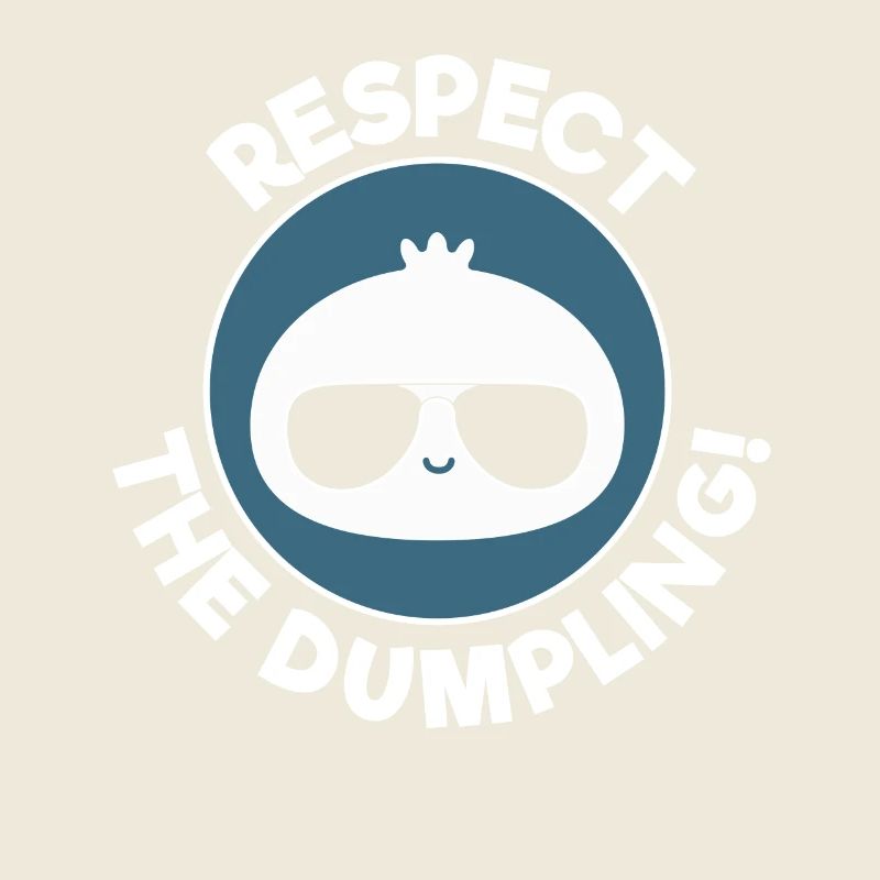 Respecter la boulette Cool Dumpling Illustration