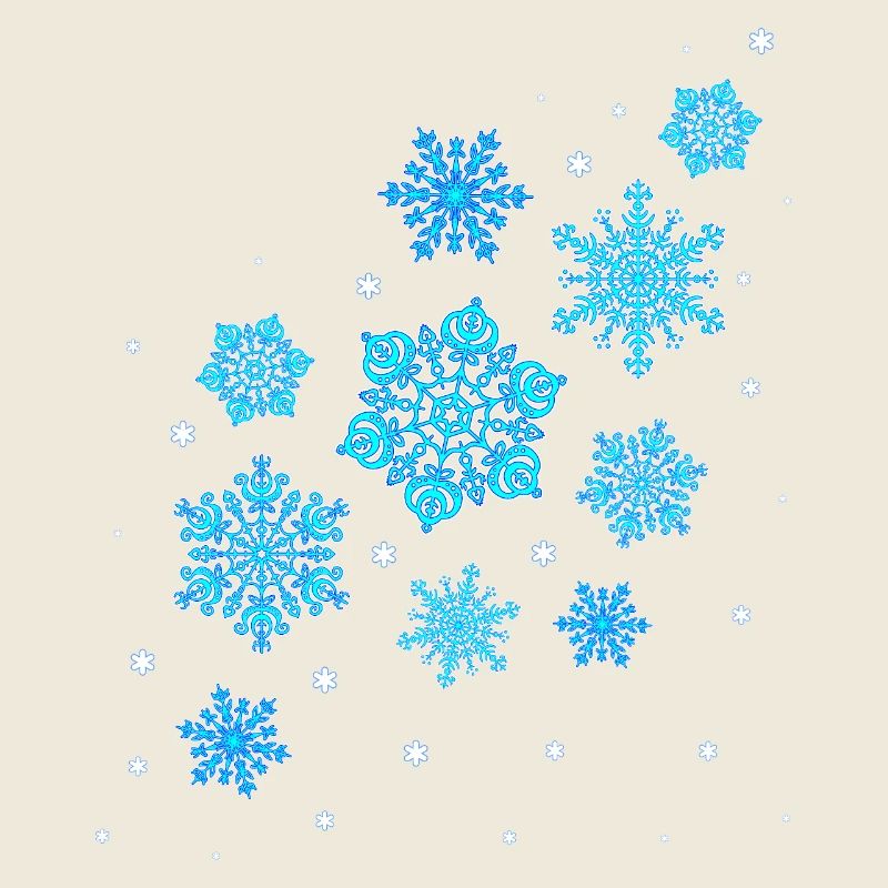 Flocons de neige Mandala