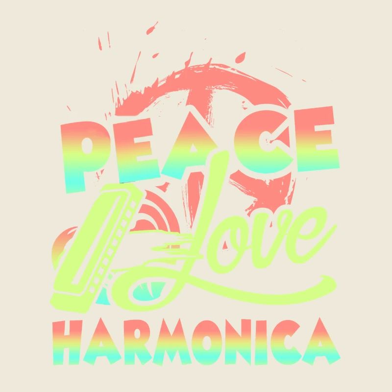 Peace Love Harmonica