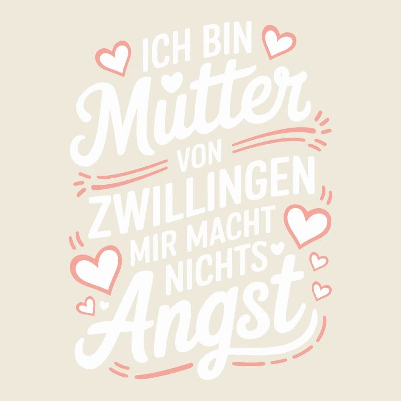 Zwillingsmama Zwillings Mutter Mama von Zwillingen