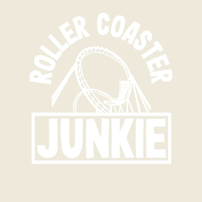 Roller coaster junkie for adrenaline lovers