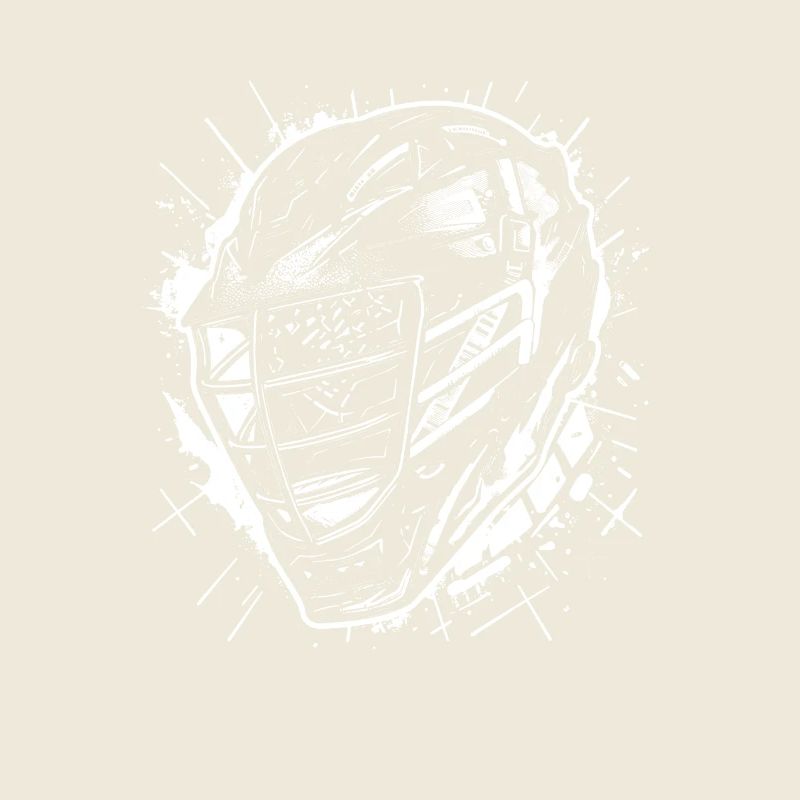Lacrosse Helmet Drawing
