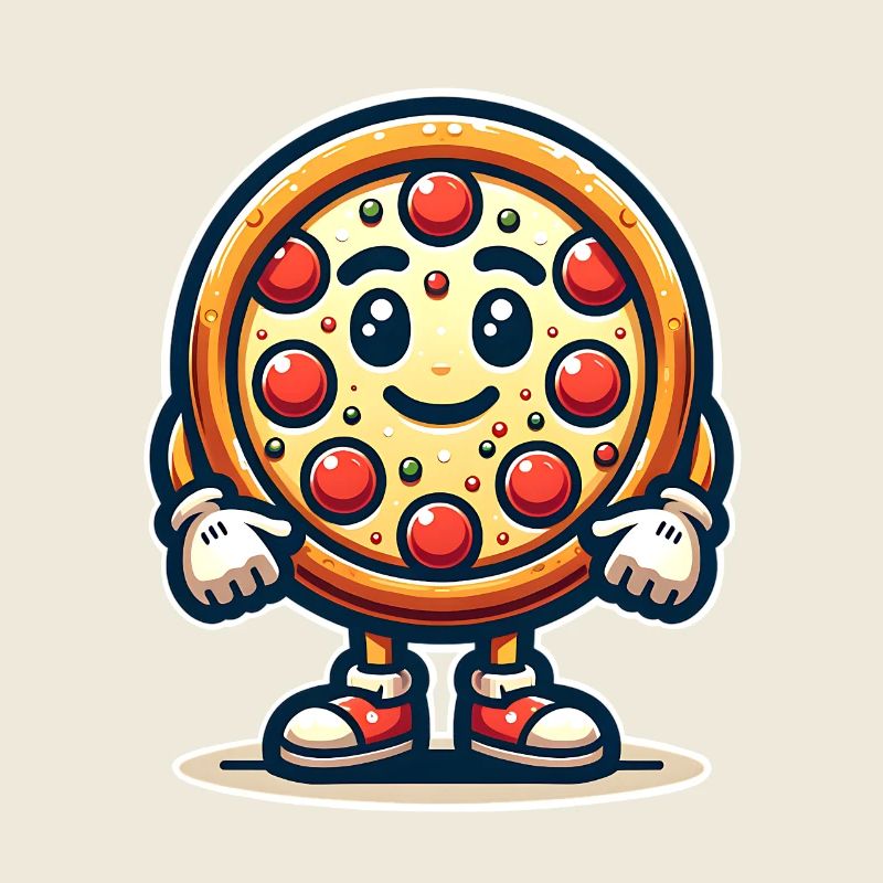 Pizza Maskottchen