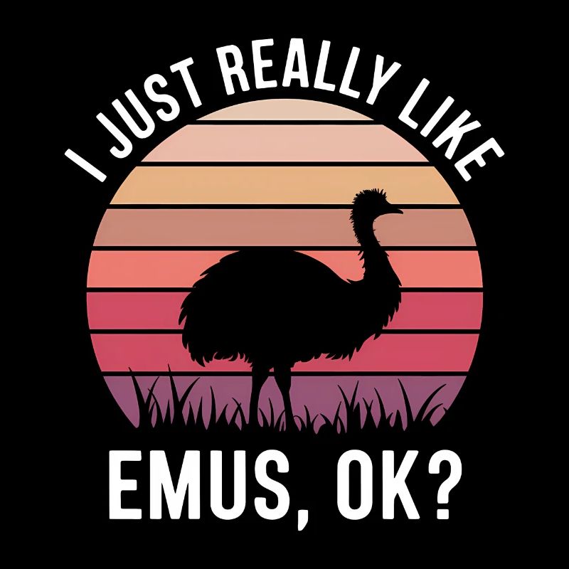 Emu Dire Australie Emus Drôle Cadeau D’émeu