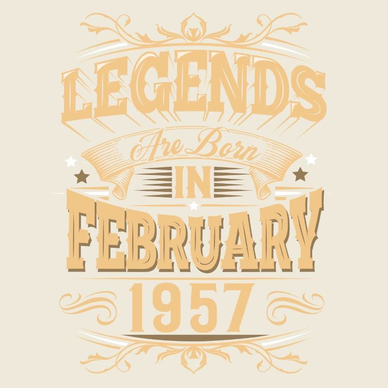 February 1957 Birthday Legend