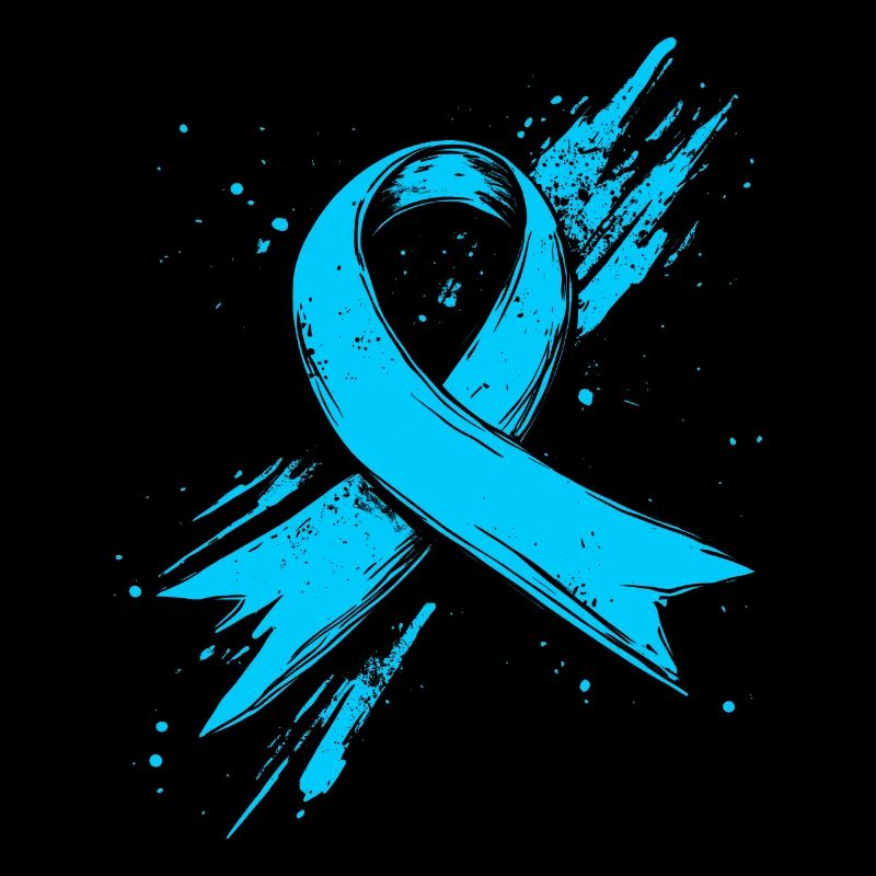 Prostate Cancer Awareness Bow Light Blue