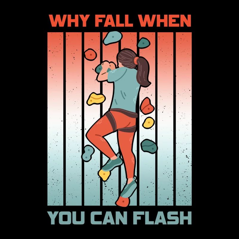 Boulderer Chalk Up Und Flash Bouldering