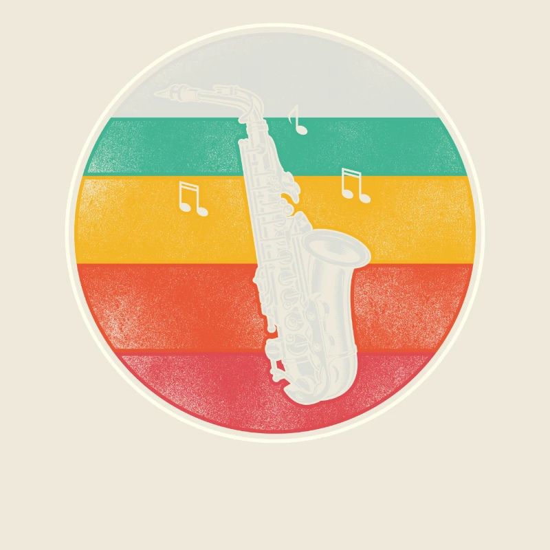 Saxophone Retro Vintage
