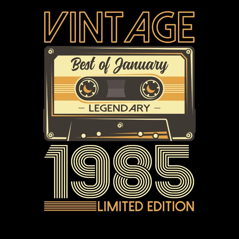 40ème Anniversaire Millésime Janvier 1985 Cassette 85