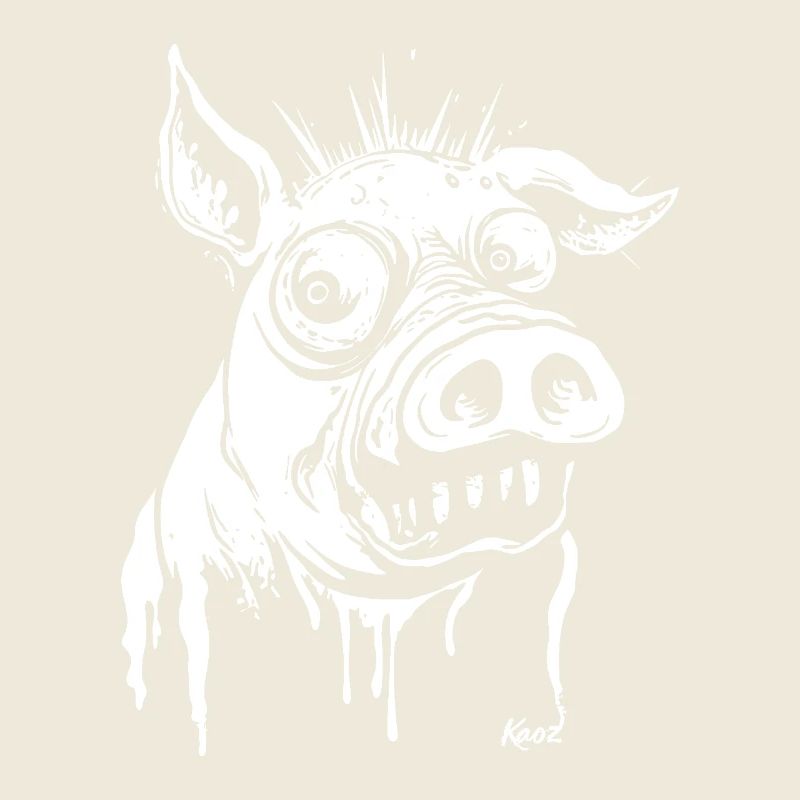 funny horror pig