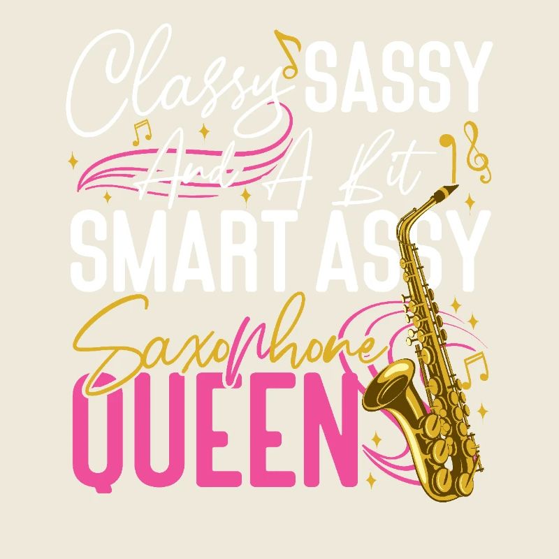 Saxophone Classe, Impertinent Et Un Peu