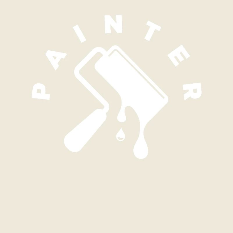 Farbenfroher Maler Berufsstolz