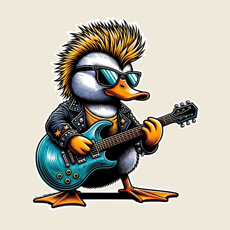 Duck Rock and Roll Guitariste