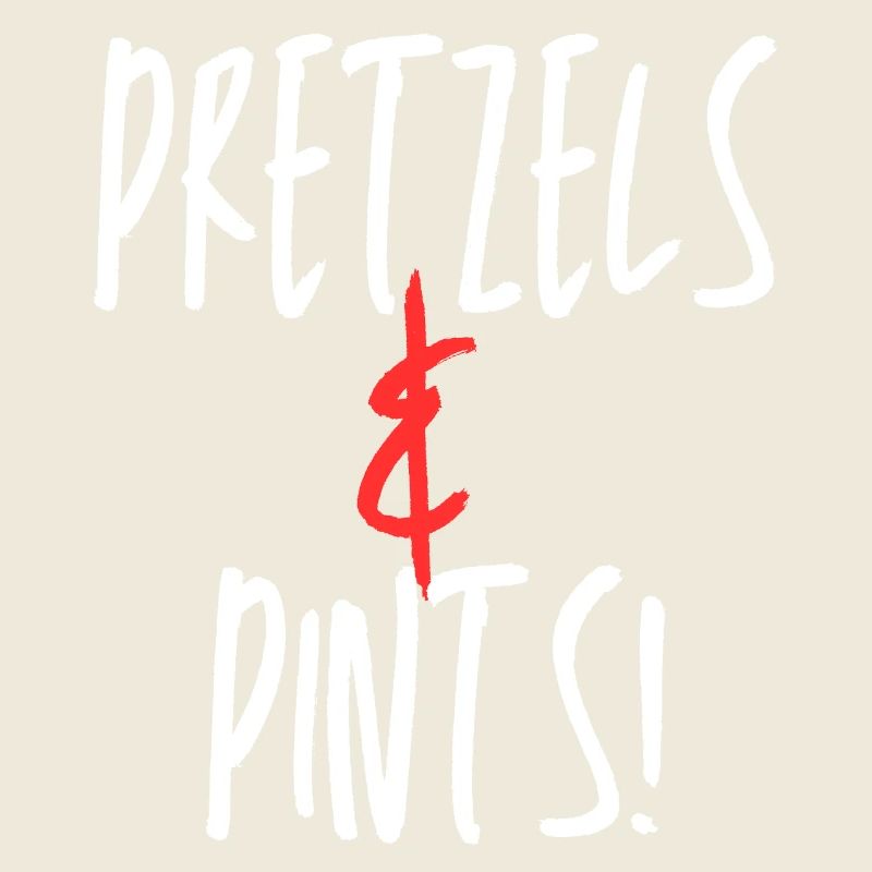 Pretzels & Pints Fun Design