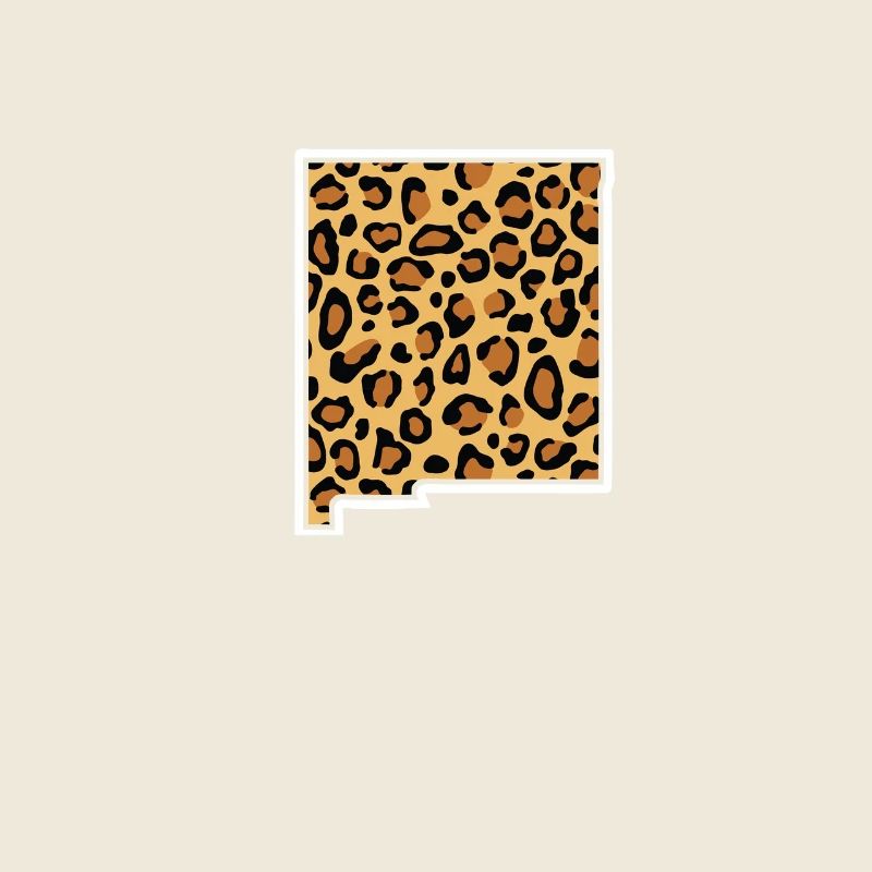 New Jersey Leopard print USA American State