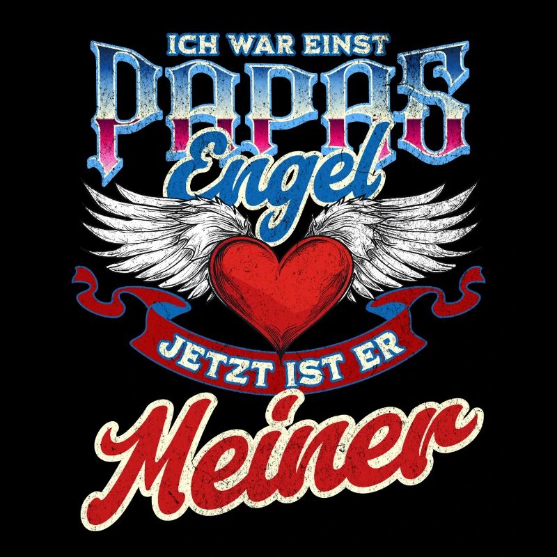 Papa Gedenk Design - Ich war einst Papas Engel