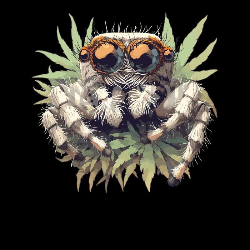 Araignée sauteuse Springspinnen Springspinne