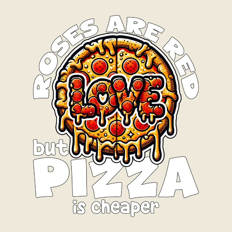 ROSEN SIND ROT, ABER PIZZA IST BILLIGER VALENTINSTAG