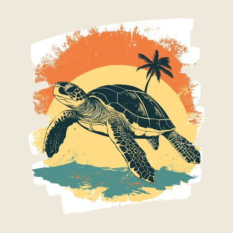 Sea Turtle Retro