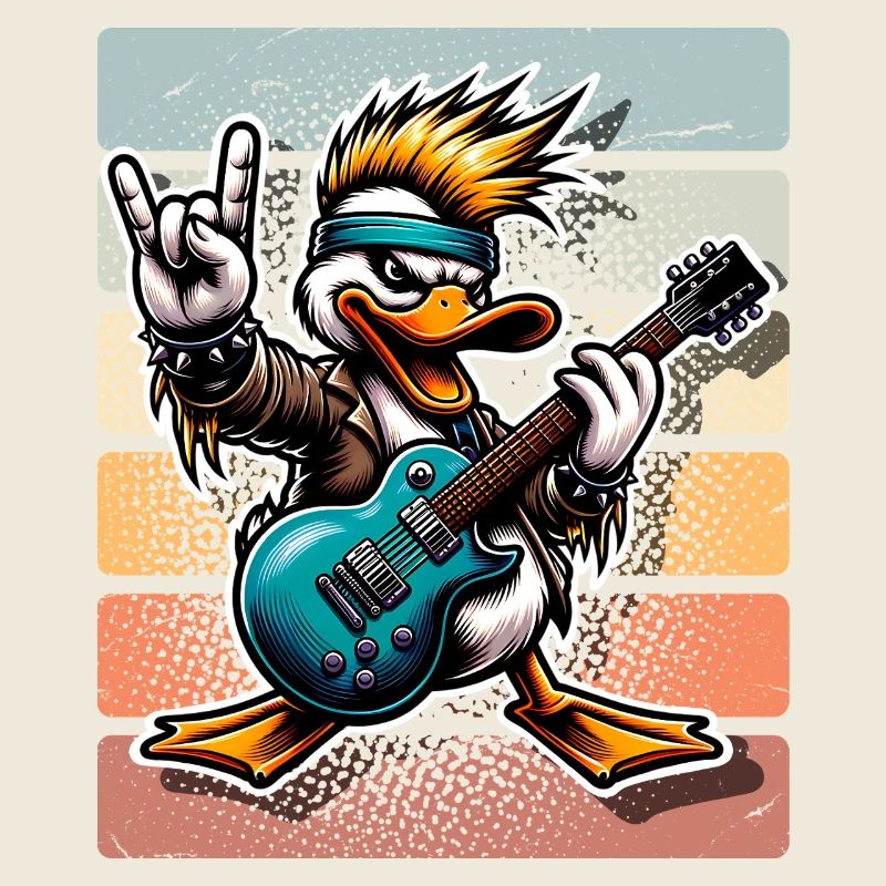 Duck Rock and Roll Guitariste