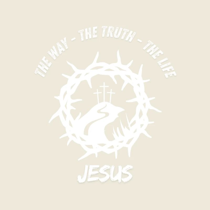 Jésus et le motif de la couronne de croix