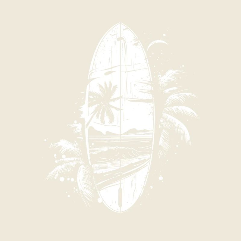 Surfboard Portrait