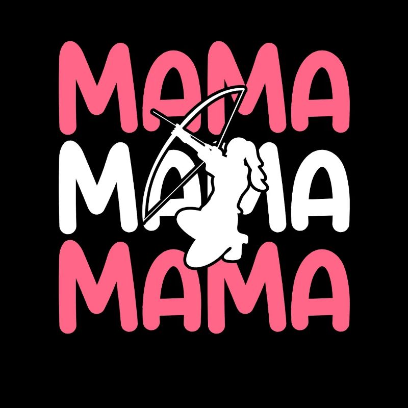Bogenschütze Mama Mutter Bogenschießen