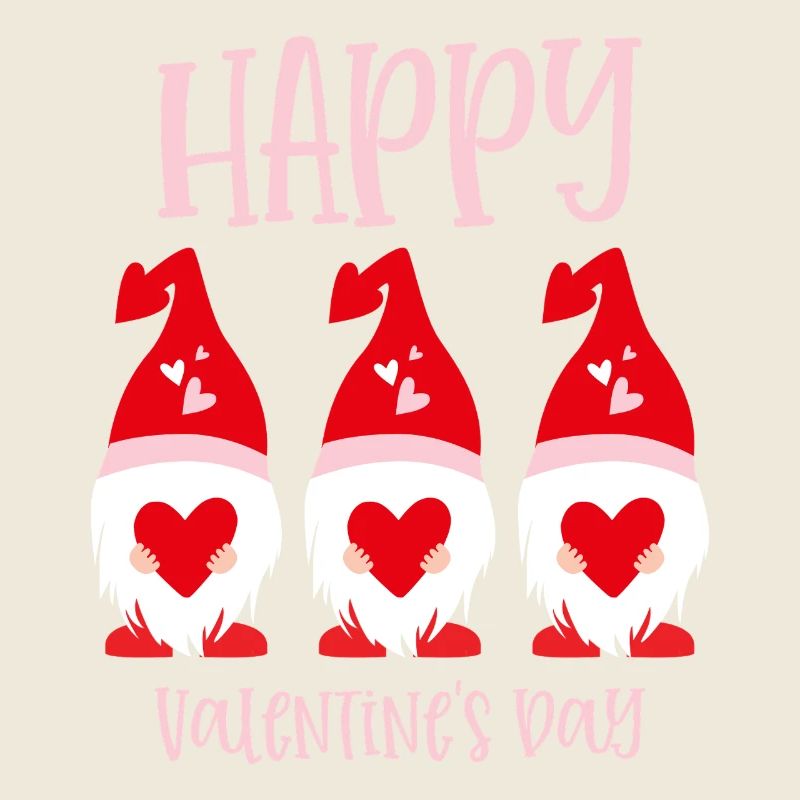 Gnome Happy Valentines Day