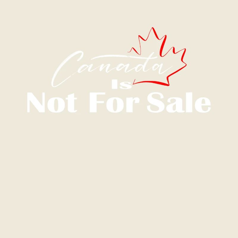 Le Canada n’est pas à vendre Maple Leaf Design