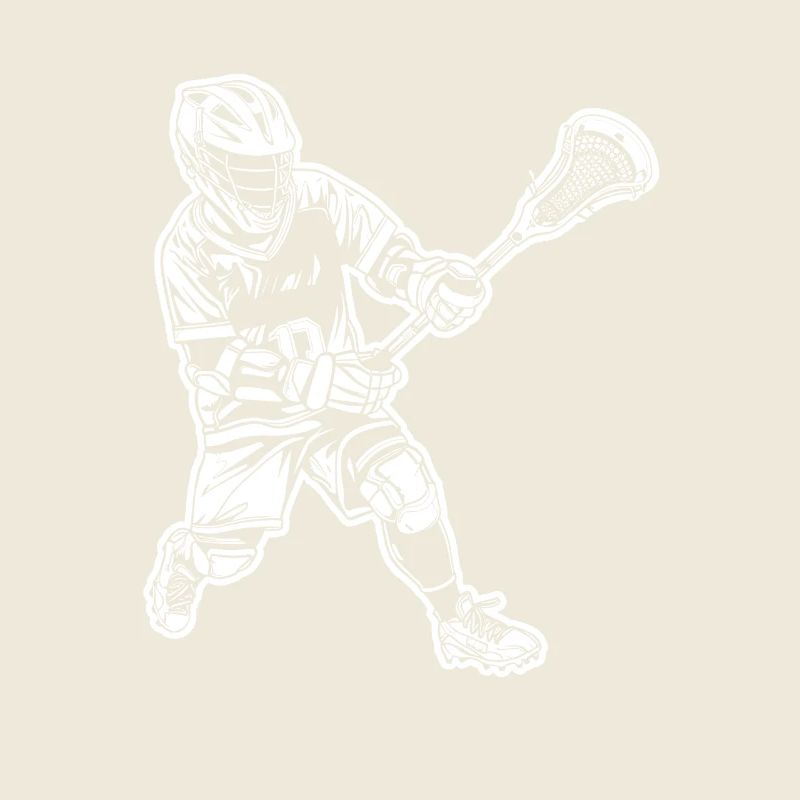 Lacrosse Player Drawing