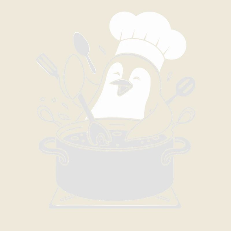 Cooking Penguin Chef Hat Fun