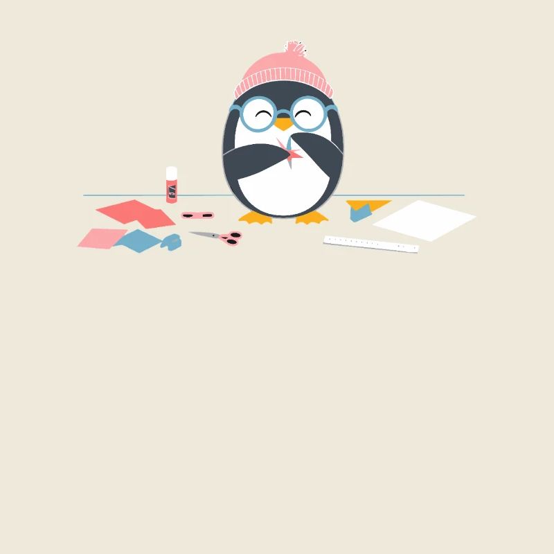 Penguin Crafting Fun Crafting Hobby Joy