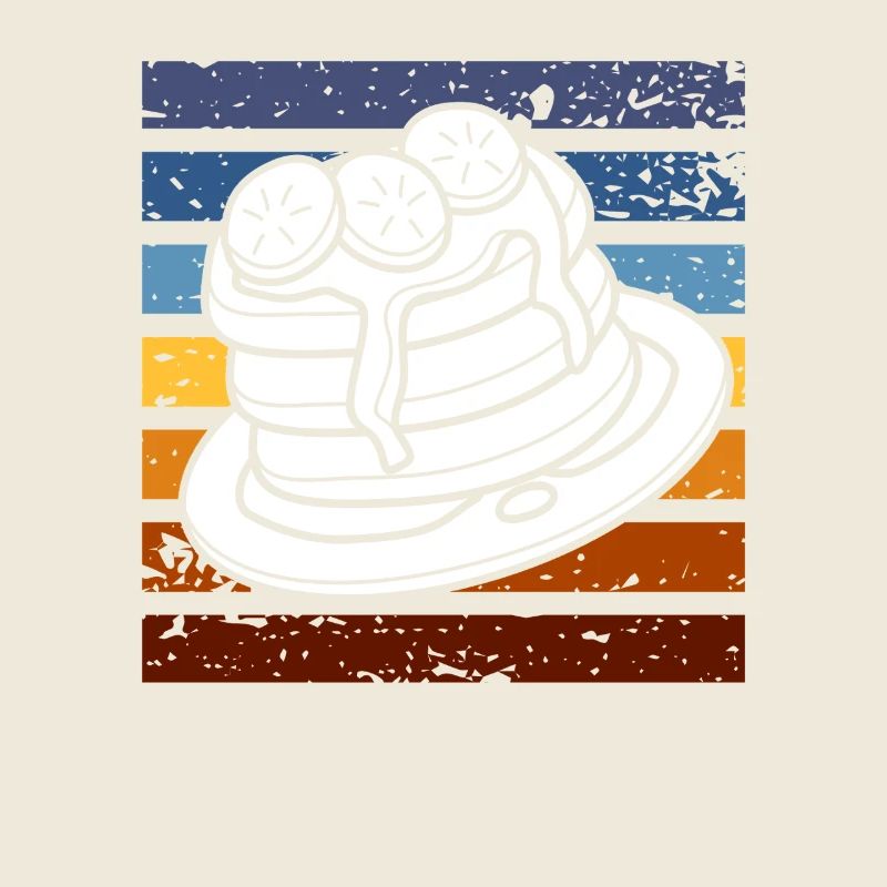 Retro Pancakes Breakfast Indulgence