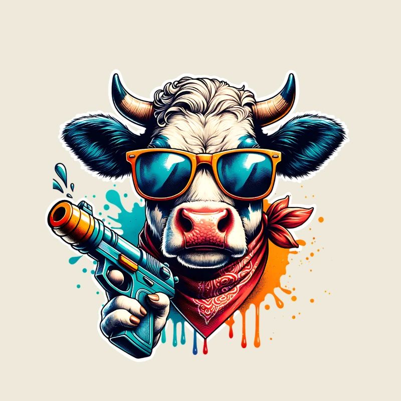 Pistolet à eau vache