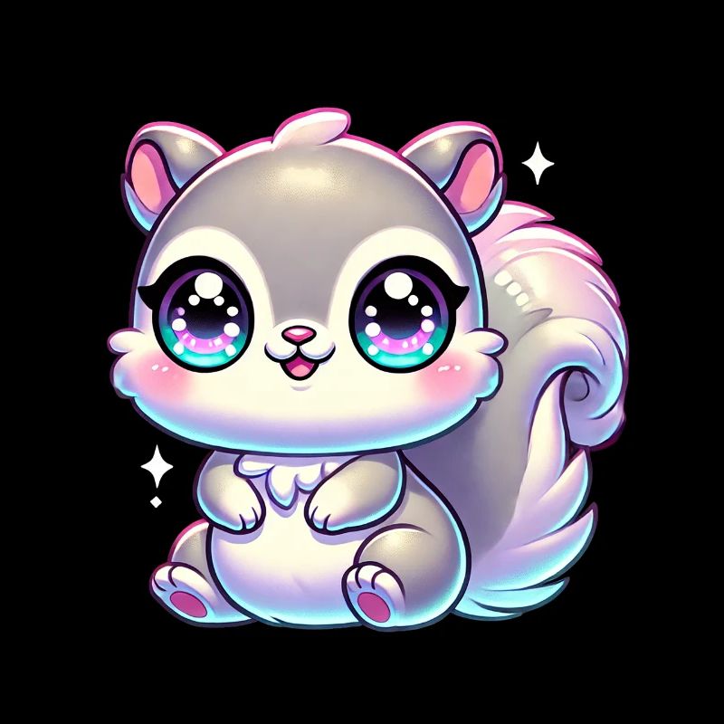 Super Cute Kawaii Baby Squirrel