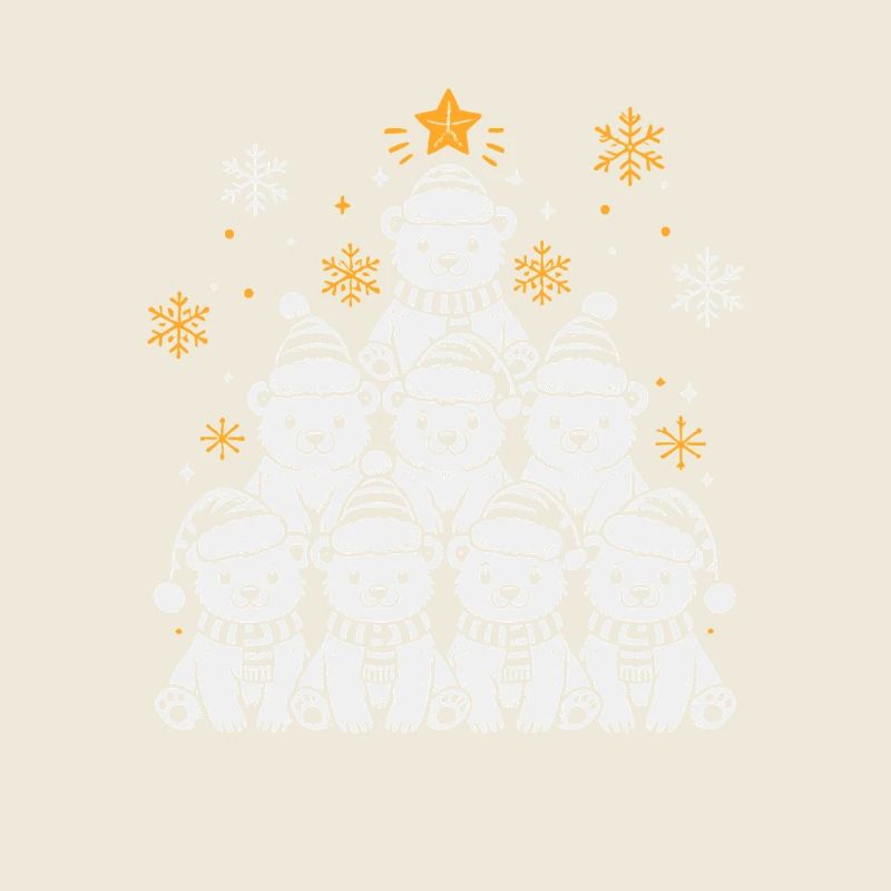 Arbre de Noël Ours Polaire