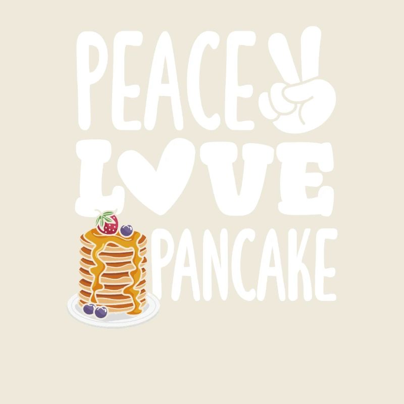 Friedliche Liebe Pancakes Genuss