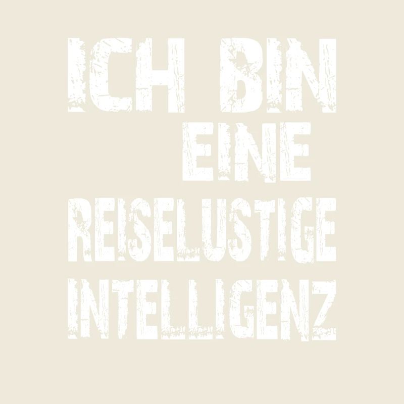 KI Spruch Ich bin eine reiselustige Intelligenz